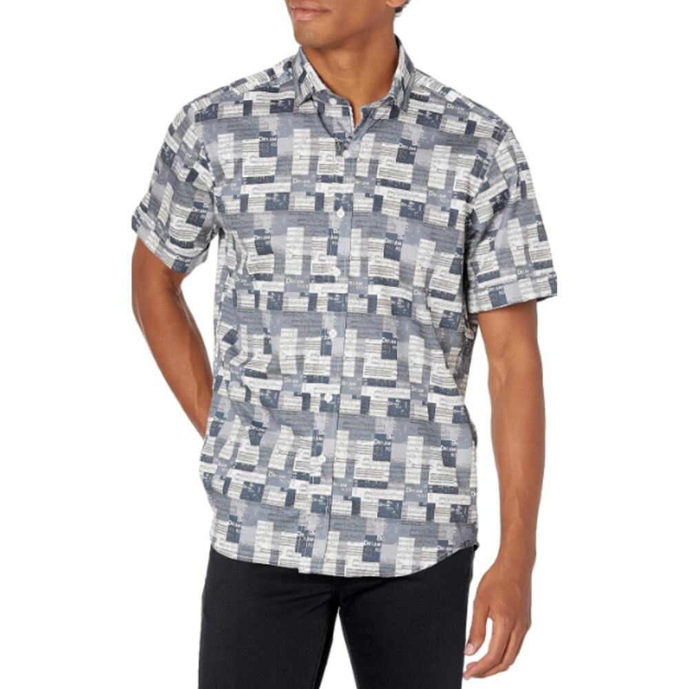 Robert Graham Men's Dream Big Short Sleeve Woven Shirt M Button Down Casual